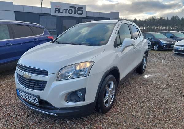 Chevrolet Trax cena 35900 przebieg: 219000, rok produkcji 2013 z Lębork małe 781
